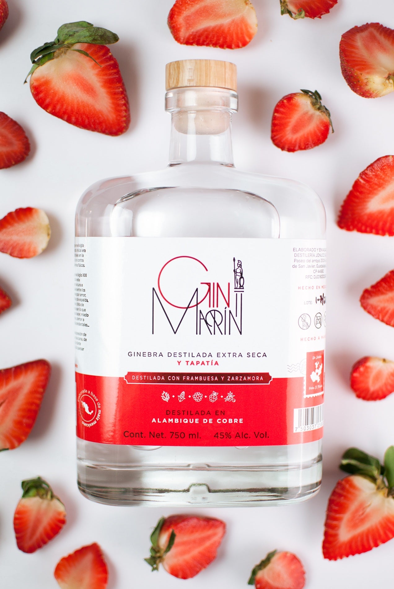 DESCUENTO en 3 Botellas GinMarín – Ginebra Mexicana Artesanal | Frambuesa y Zarzamora